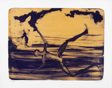 石版画 Toguo - Spring cleaning