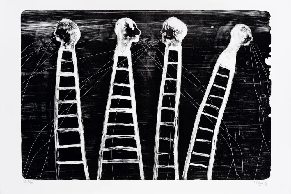 石版画 Toguo - Wild Hopes