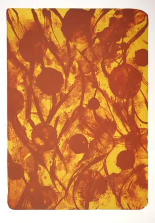 石版画 Tøjner - Recherche des formes dispersées III