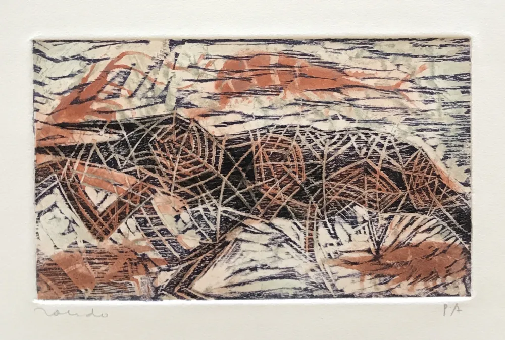 版画 Toledo - Animal in Orange