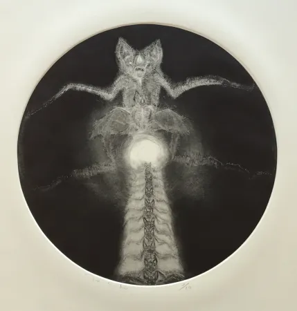 版画 Toledo - Bats