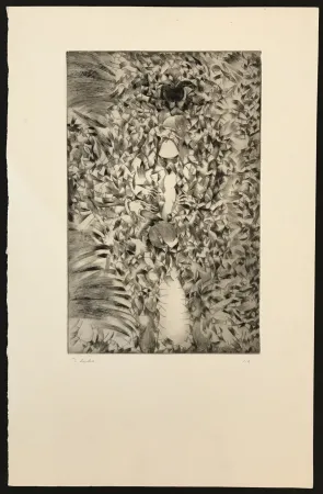 版画 Toledo - Black and White Portrait