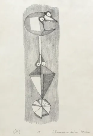 石版画 Toledo - Black and White Study