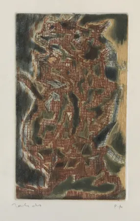 版画 Toledo - Dog in Red