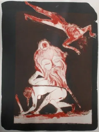 石版画 Toledo - El decapitado