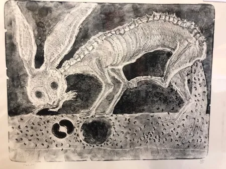 石版画 Toledo - El origin del frijol