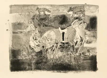 石版画 Toledo - Estado II