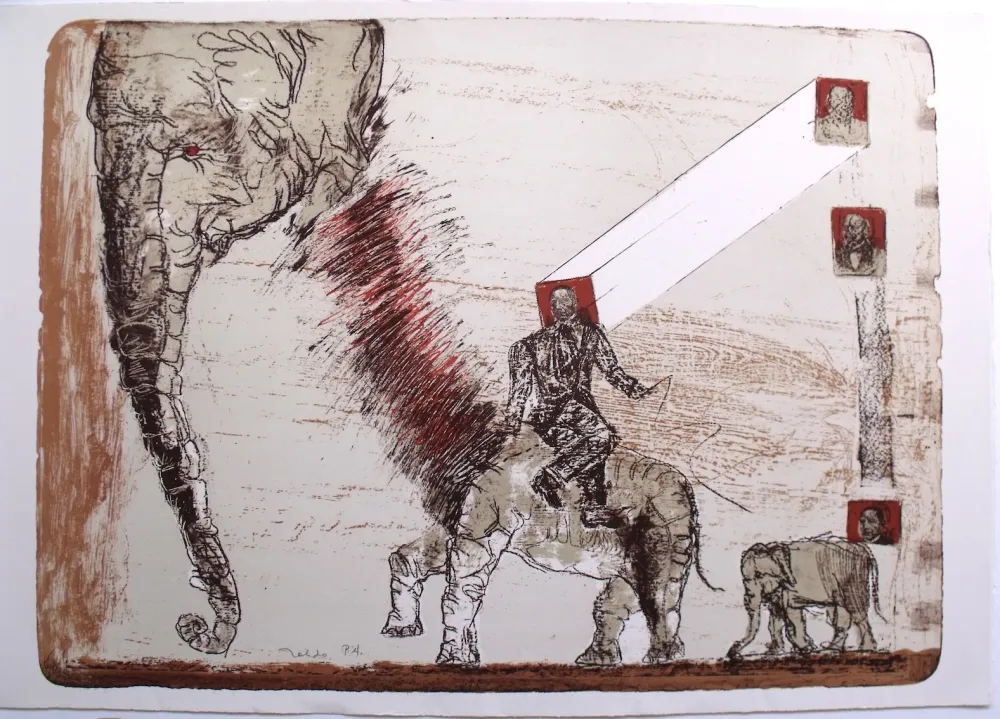 石版画 Toledo - Juarez