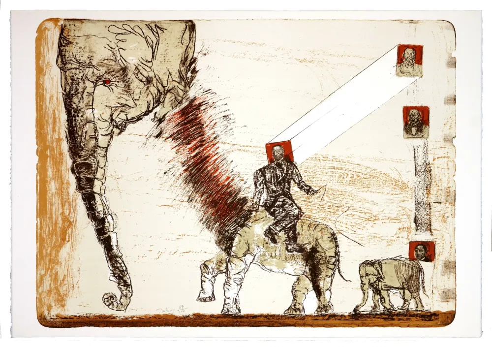 石版画 Toledo - Juarez