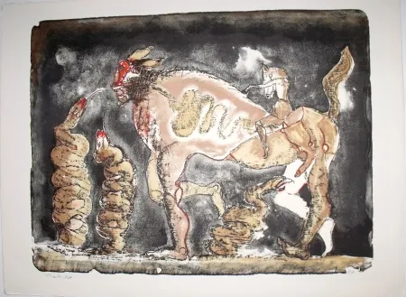 石版画 Toledo - La Suma de la Serpiente