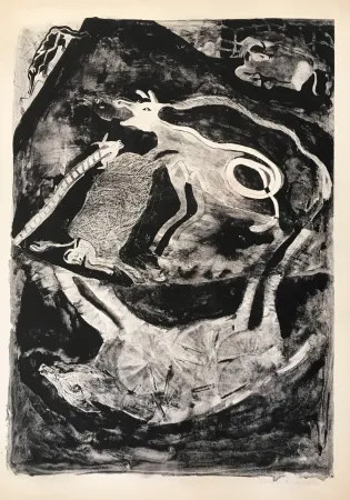 石版画 Toledo - Muchos Animales