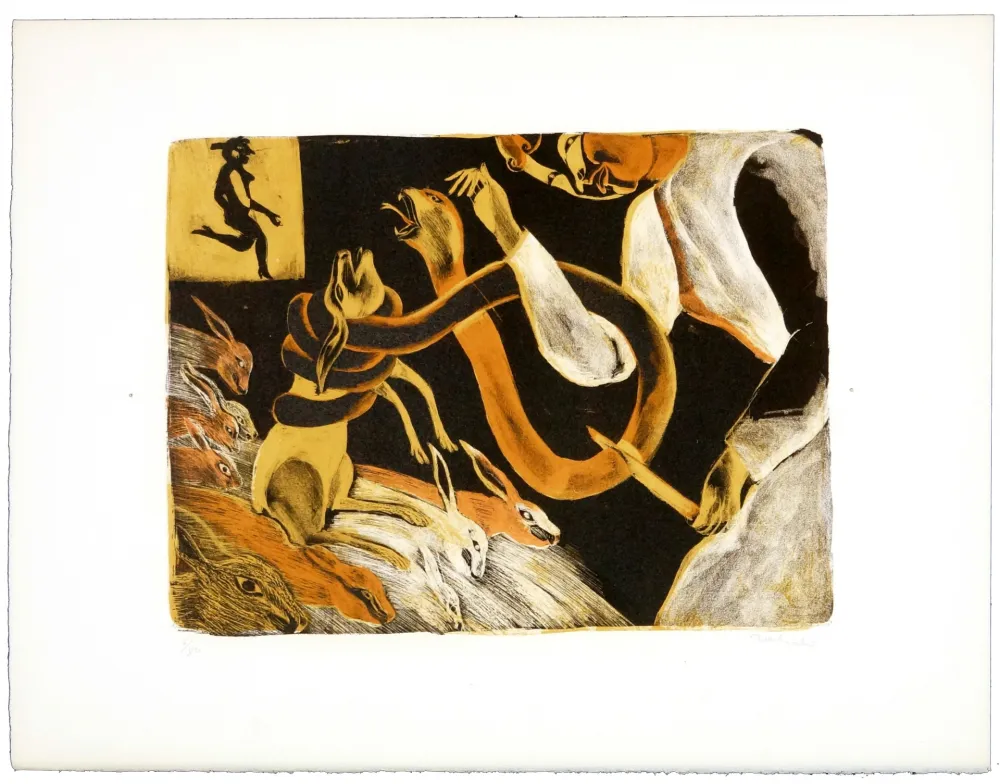 石版画 Toledo - No Title