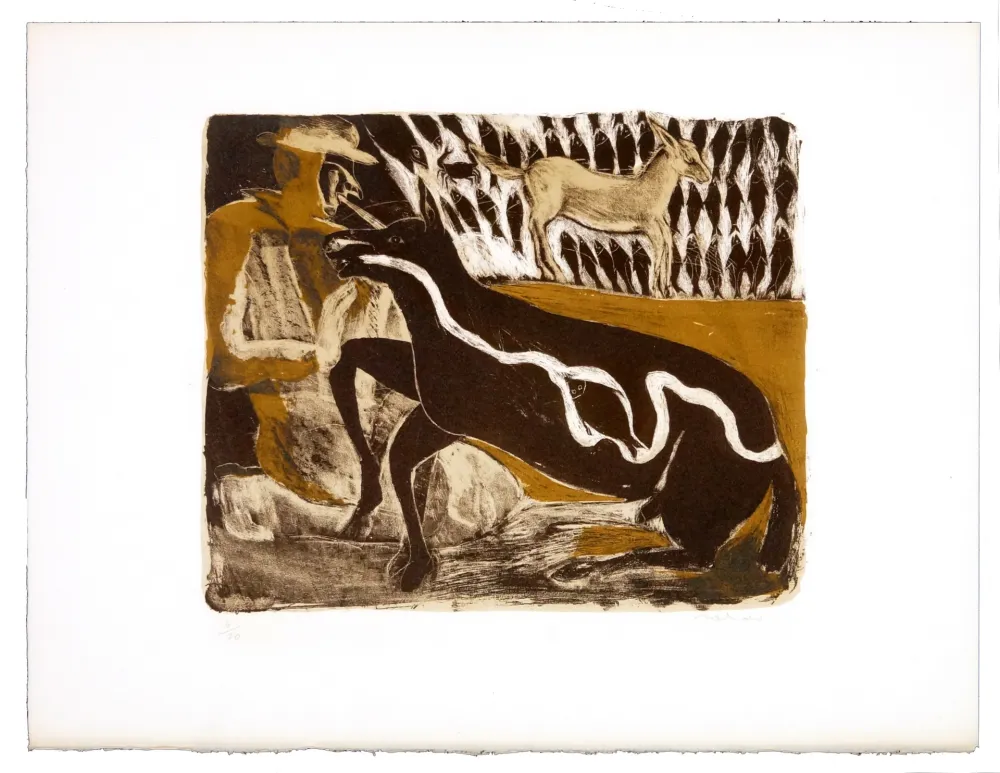 石版画 Toledo - No Title