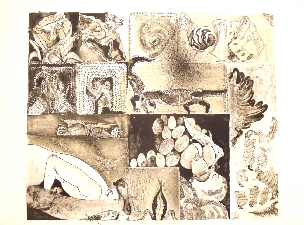 石版画 Toledo - Sans Titre 