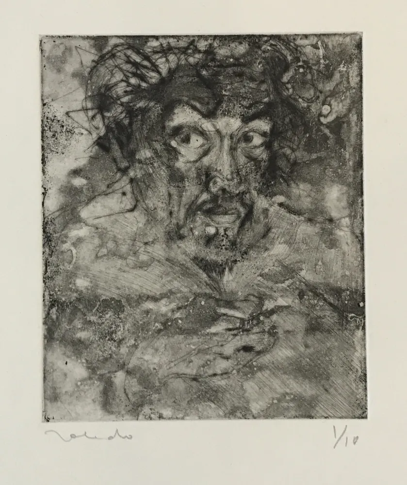 干刻版画 Toledo - Self-Portrait XL