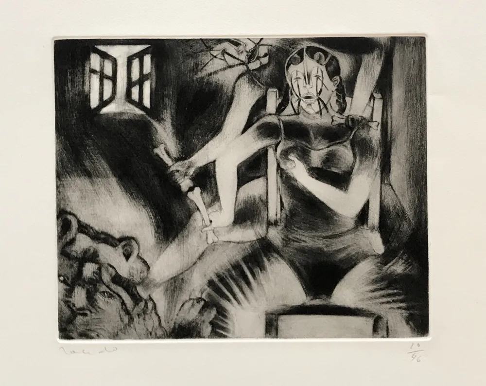 版画 Toledo - Story of Elena: Figure and Bones