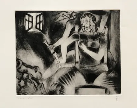 版画 Toledo - Story of Elena: Figure and Bones