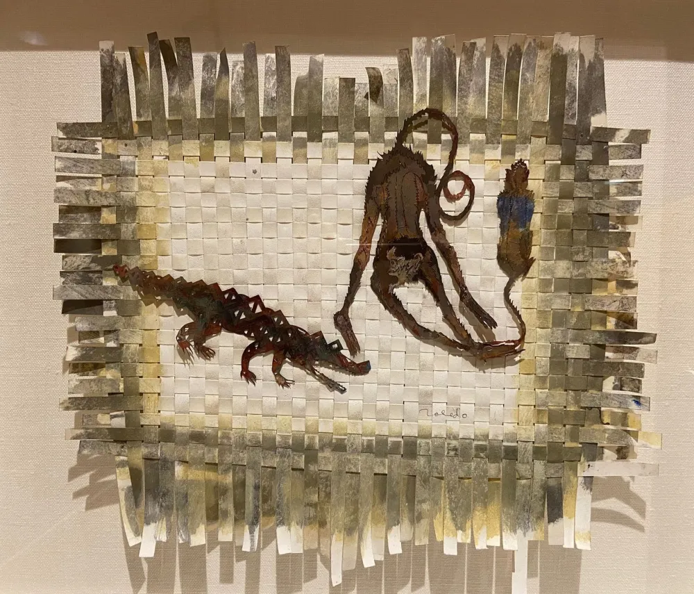 无技术 Toledo - Tejido con Cocodrillo y Changos (Weaving with Crocodile and Monkeys)