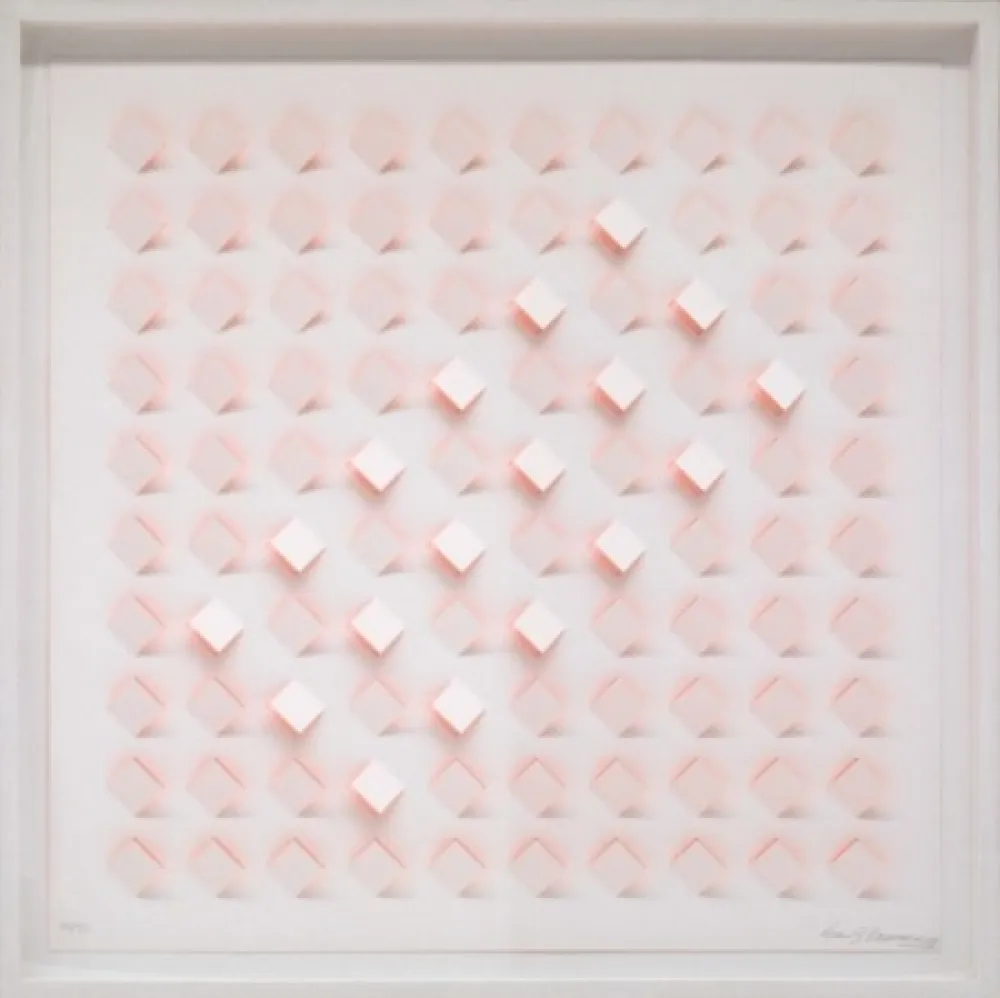 石版画 Tomasello - S/T 4 - Naranja