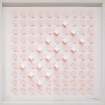 石版画 Tomasello - S/T 4 - Naranja