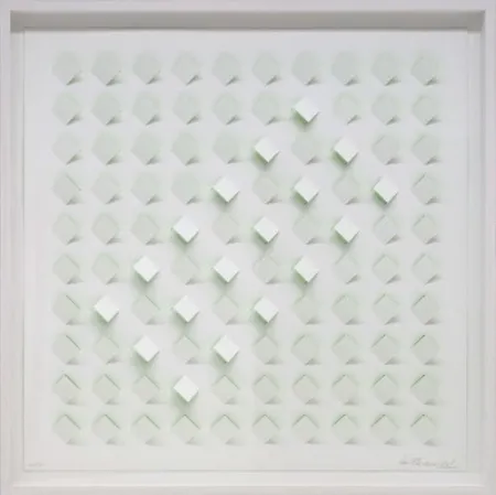 石版画 Tomasello - S/T 4 - Verde