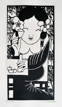 石版画 Tongzhengang - Harmony 8