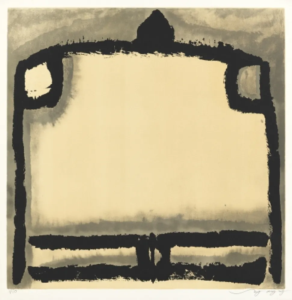 石版画 Tongzhengang - Le vide