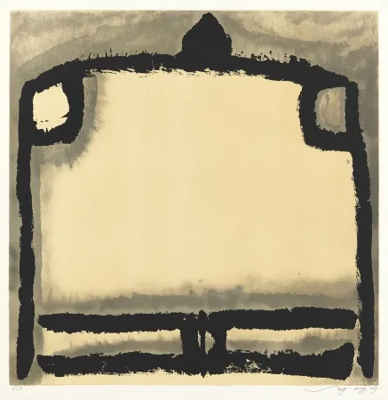 石版画 Tongzhengang - Le vide