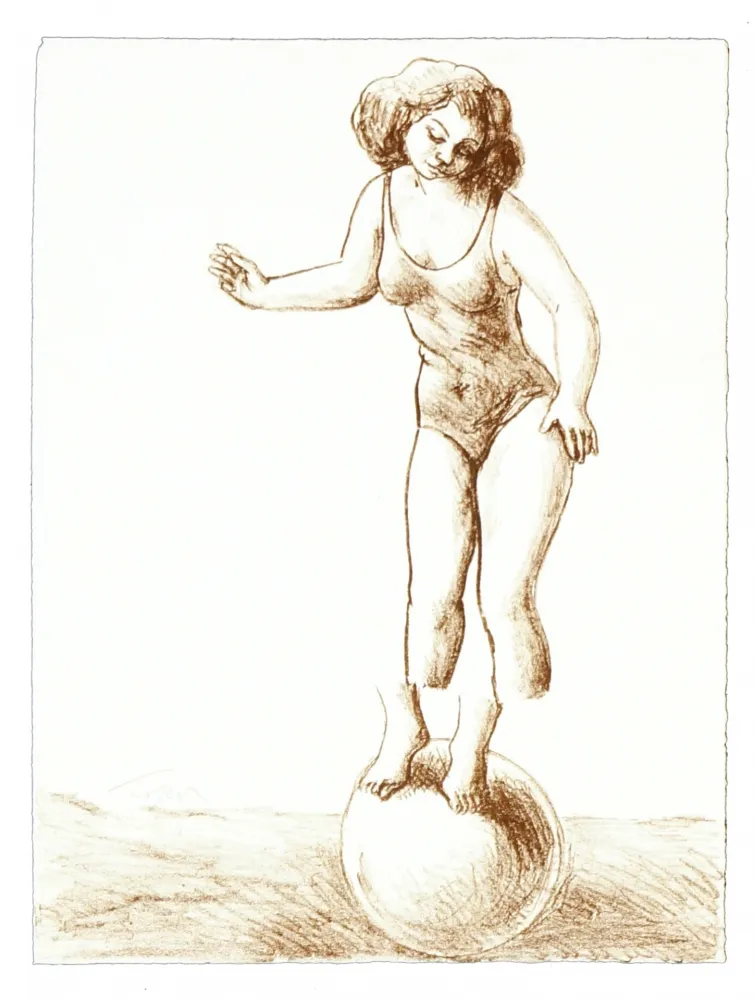 石版画 Topor - 1 Neuf Grâces