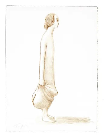 石版画 Topor - 9 Neuf Grâces