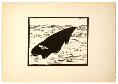 油毡版画 Topor - Caca boudin