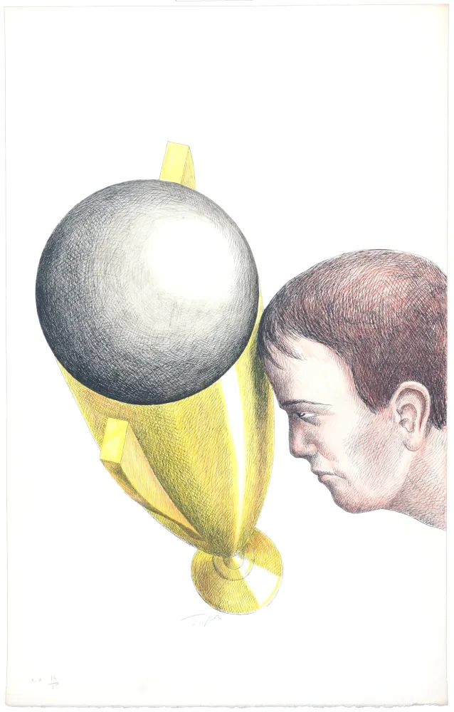 石版画 Topor - Coupe du monde 1982