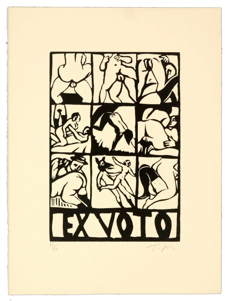 油毡版画 Topor - Ex-voto
