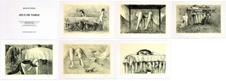 石版画 Topor - Jeux de table