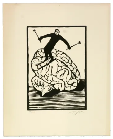 油毡版画 Topor - Le style lisse