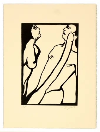 油毡版画 Topor - Rigor Mortis