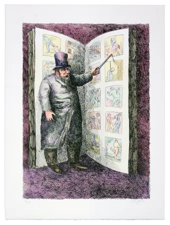 石版画 Topor - Sans titre