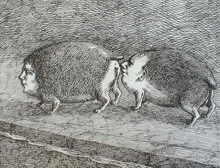 版画 Topor - Senza titolo