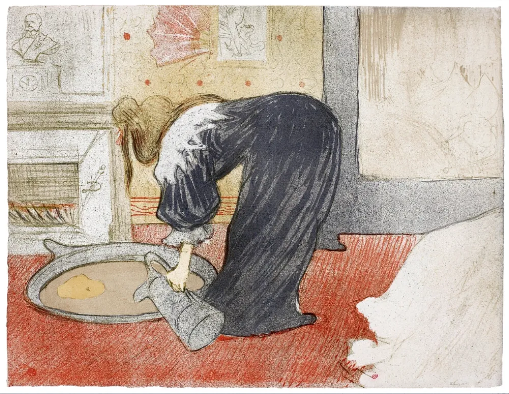石版画 Toulouse-Lautrec - Elles