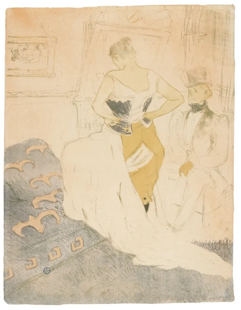 石版画 Toulouse-Lautrec - Elles