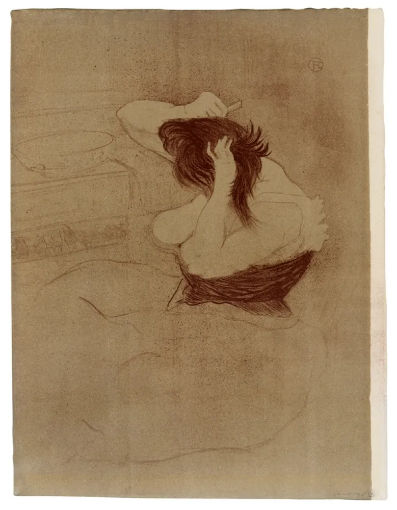 石版画 Toulouse-Lautrec - Elles