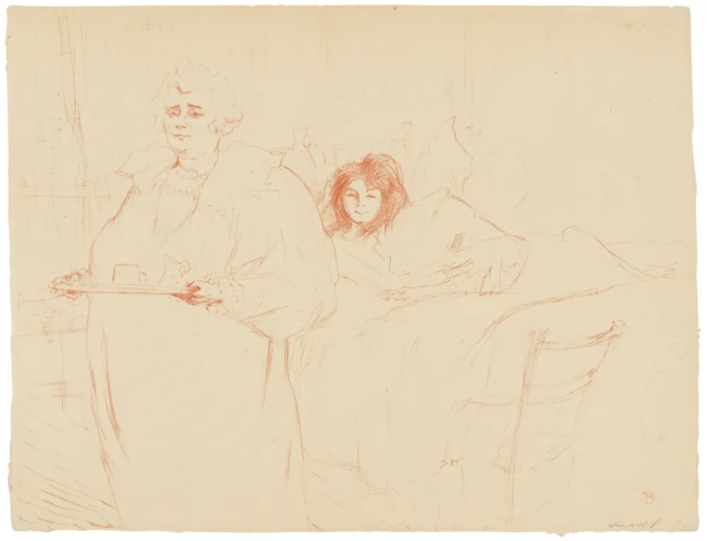 石版画 Toulouse-Lautrec - Elles