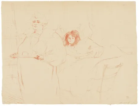 石版画 Toulouse-Lautrec - Elles