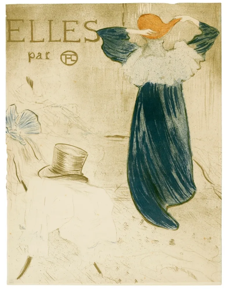 石版画 Toulouse-Lautrec - Elles