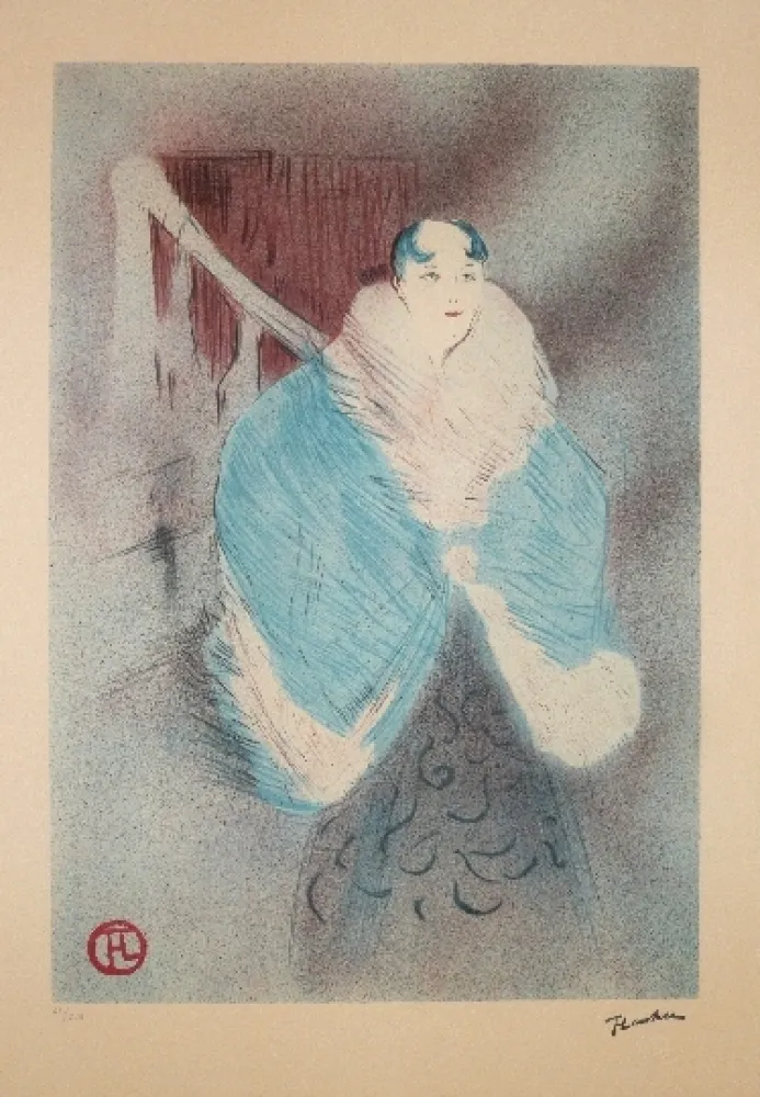 石版画 Toulouse-Lautrec - Elsa la viennoise