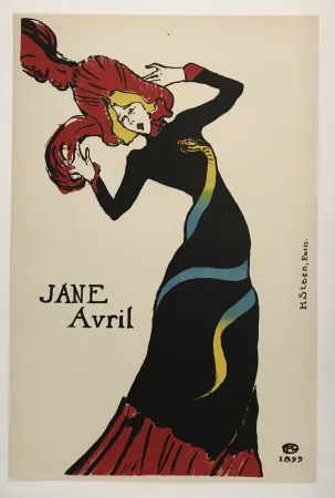 石版画 Toulouse-Lautrec - Jane Avril 