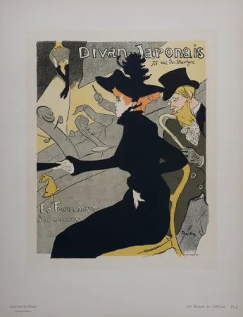 石版画 Toulouse-Lautrec - Le Divan Japonais, Les Maitres de L’Affiche, 1896