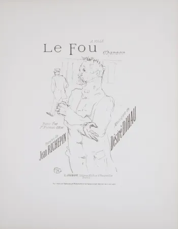 石版画 Toulouse-Lautrec - Le Fou, 1895