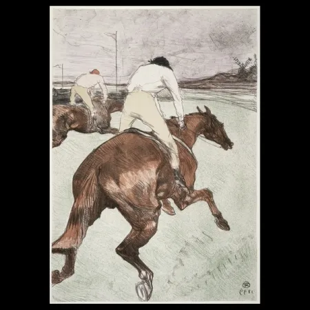 石版画 Toulouse-Lautrec - Le jockey