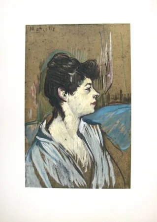石版画 Toulouse-Lautrec - Marcelle